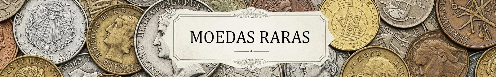 Banner Moedas Raras